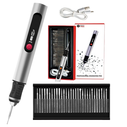 Cordless Electric Engraving Pen with 30 Bits