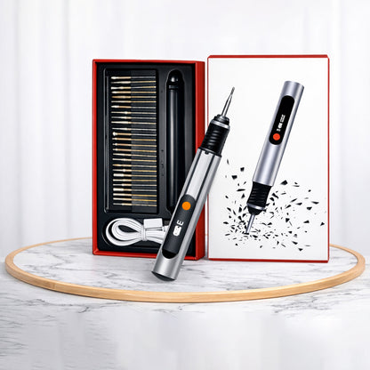 Cordless Electric Engraving Pen with 30 Bits